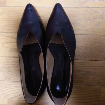 memes 다크 브라운 스틸레토 펌프스 36