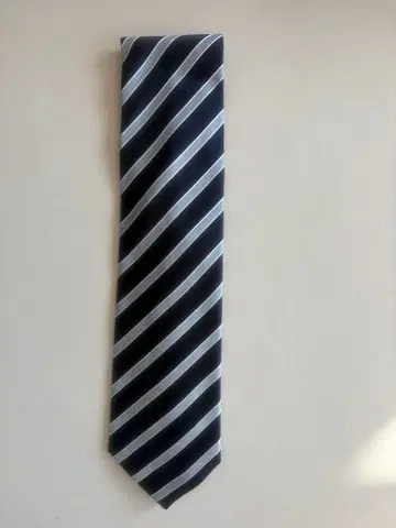 Ermenegildo Zegna 넥타이 네이비 스트라이프