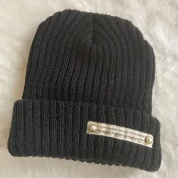 Flava Design 블랙 니트 모자 비니