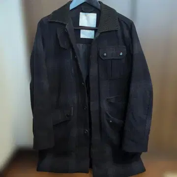 White Mountaineering 다크 그레이 코트