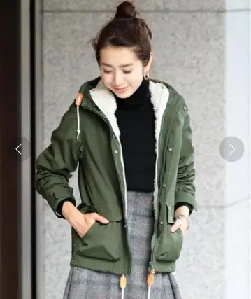 UNITED ARROWS 3WAY 마운틴 파카 카키 사이즈 M 새상품급