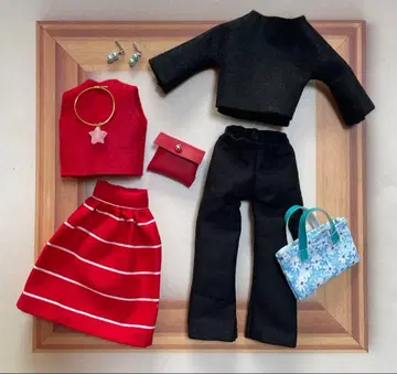 [ 2349 ] 리카짱 옷 갈아입기 의류 돌려입기 코디 8종 세트