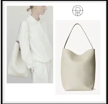 라지 N/S 파크 토트 아이보리 화이트 토트백