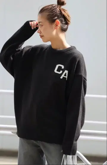 LOGAN Knitting Mills RELUME 로고 니트