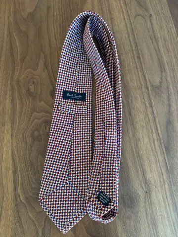 폴 스미스 컬렉션 100% 실크 넥타이 체크 무늬