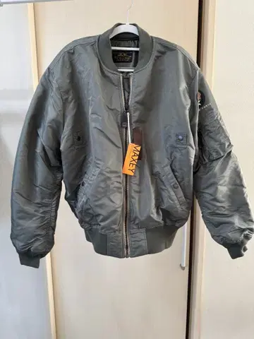 MAXEY MA-1 플라이트 자켓 그레이 X-Large