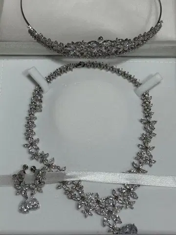 브라이덜 액세서리 세트 플라워 모티브