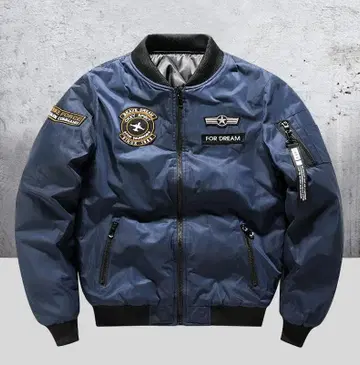 플라이트 자켓 네이비 XL 사이즈 MA-1 밀리터리 가을/겨울