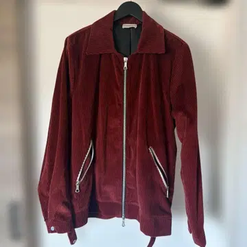 RHUDE 코듀로이 자켓 버건디