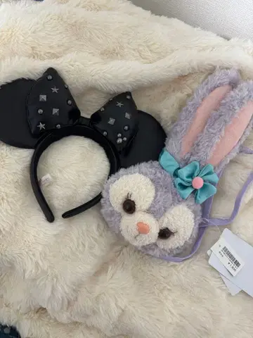 미키 귀와 토끼 머리띠 세트