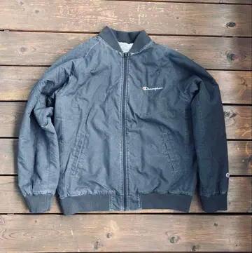 Champion 챔피온 보아 안감 나일론 바시티 자켓 / 블루종