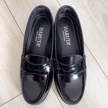 [ 컨디션 최상 ] HARUTA 하루타 경량 코인 로퍼 블랙 24.5