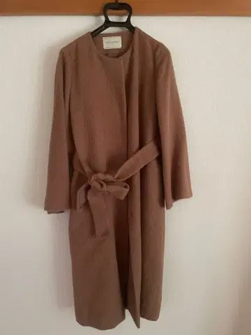 유나이티드 애로우즈 노카라 코트 브라운 [ 사이즈 36 ]