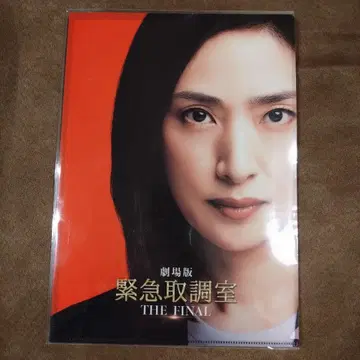 미개봉 새상품 영화 긴급취조실 클리어 파일 2장 세트 아마미 유키