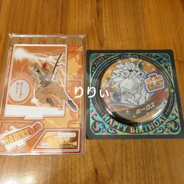 나의 히어로 아카데미아 호크스 캔뱃지 명장면 디오라마 피규어