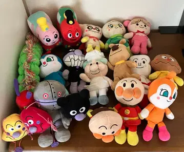 호빵맨 봉제 인형 17개 애벌레