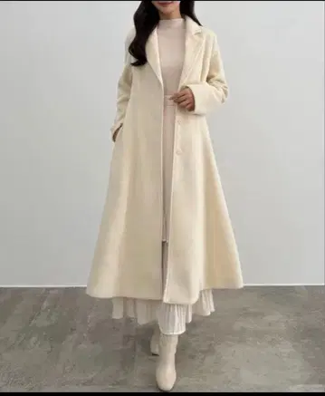 택 포함 CENEA 허리 쉐이프 싱글 체스터 코트