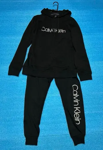 캘빈클라인 맨투맨 셋업 블랙 M 사이즈