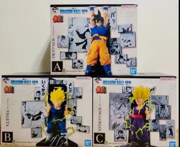 제일복권 드래곤볼 40th ABC상 상위 피규어 3세트
