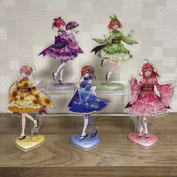 5등분의 신부 아크릴 스탠드 5체 세트