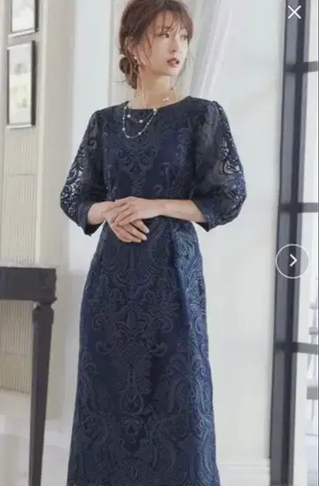 niana 네이비 드레스