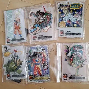 드래곤볼 제일복권 F상 아클렉토 토리야마 아키라의 세계 6종