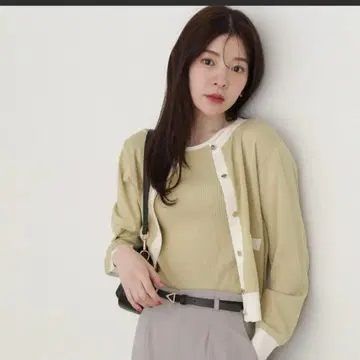 프로포션 바디 드레싱 니트 앙상블