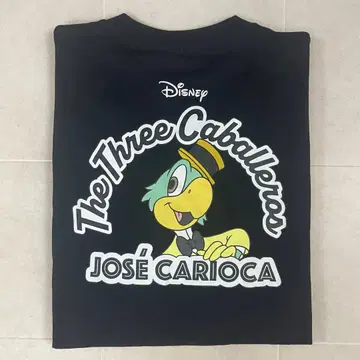 디즈니 삼총사 호세 카리오카 T셔츠 아베일 블랙 L 사이즈