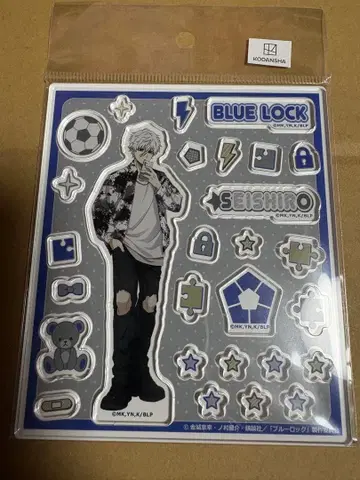 블루 록 아크릴 플레이크 부품 나기 세이시로 서브컬쳐 패션