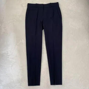 띠어리 테이퍼드 팬츠 슬랙스 울 네이비 XS 사이즈 상당