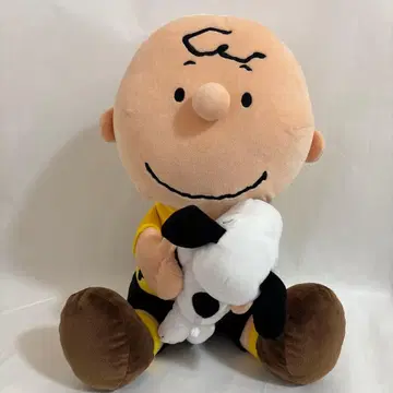 미사용 택 포함 USJ 찰리 브라운 봉제 인형 스누피 포함