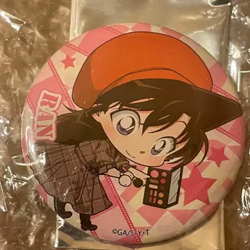 명탐정 코난 영화 촬영 캔뱃지 유미란(모리 란) AGF