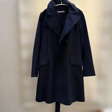 theory luxe 네이비 트렌치코트 038