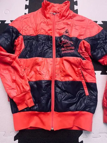 캐주얼 자켓 핑크 네이비 스트라이프