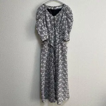 SNIDEL Sustainable 바리에 프린트 원피스 꽃무늬