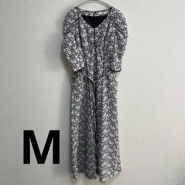 SNIDEL Sustainable 바리에 프린트 원피스 꽃무늬