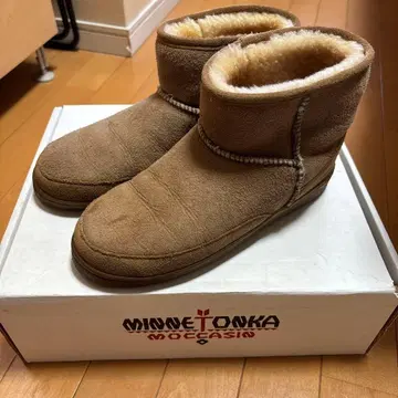 MINNETONKA 무톤 부츠 브라운 사이즈 8