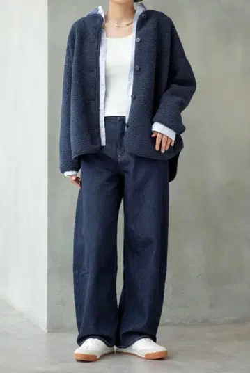 배기 커브진스 25 네이비