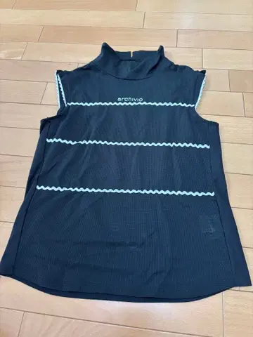 archive 블랙 스트라이프 골프 셔츠 M