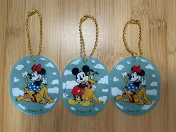 [ 하네다 공항 매장 한정판 ] 미키 미니 플루토 아크릴 키링 3개 세트