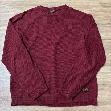 [ 배송비 포함 ] CALEE 버건디 니트 스웨터 XL