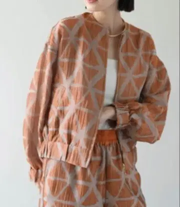 Herencia 기하학 패턴 자켓 F 사이즈