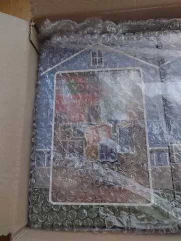 미사용 플라스틱제 커버 집 모양