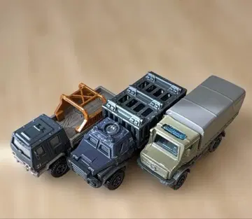 트럭 미니카 3대 세트 쥬라기 월드