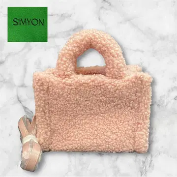 [ 새상품 ] SIMYON 시미온 복슬복슬 백 핑크 카와카미 모모코