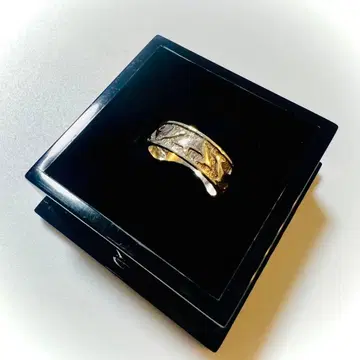 돌고래 모티브 조각 실버 반지 빈티지