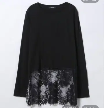 레이스 도킹 롱 TEE 지나시스 미사용 새상품 이번 시즌 신상