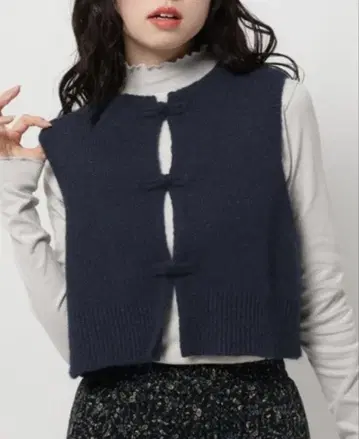 니코앤드 차이나 니트 베스트