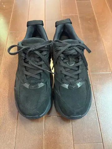 미사용 HOKA CLIFTON L SUEDE 올 BLACK / BLACK