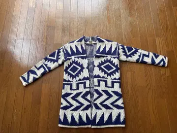 ROXY 기하학 패턴 롱 가디건